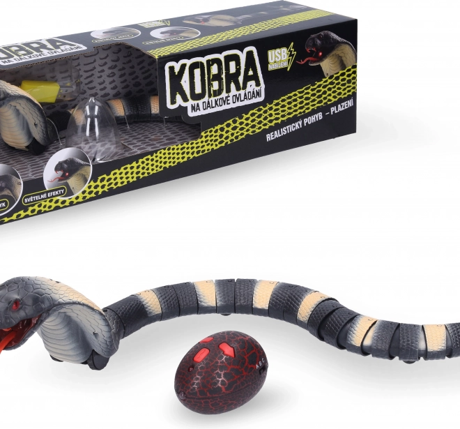 Kobra RC na dálkové ovládání 48 cm - Český obal