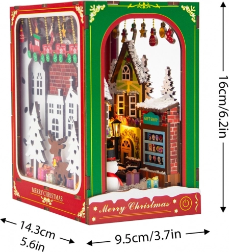 2Kids Toys zarážka na knihy Bílé Vánoce