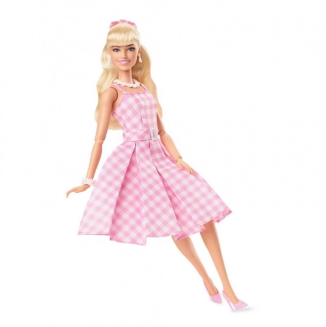 Filmová panenka Barbie Margot Robbie jako Barbie v růžových šatech