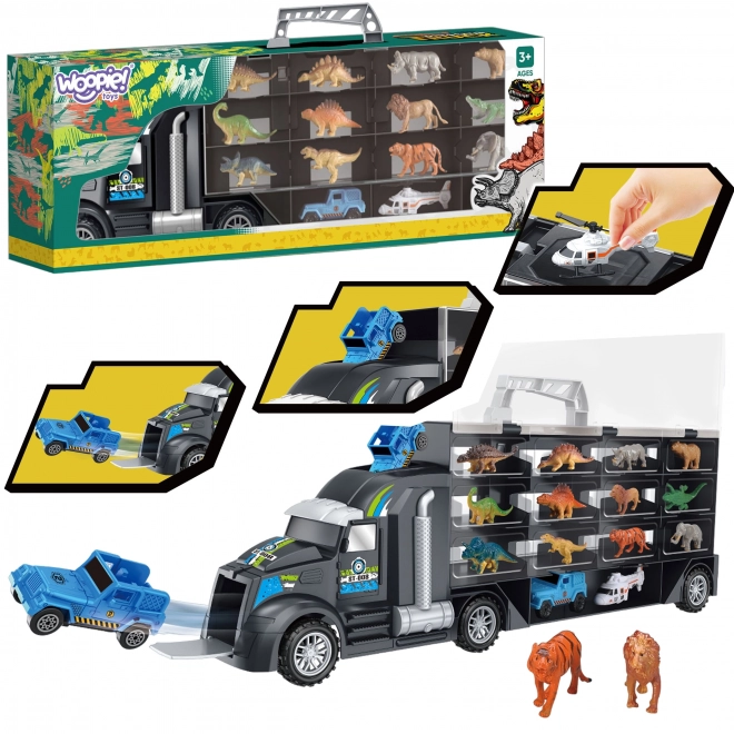 Woopie nákladní auto s dinosaury