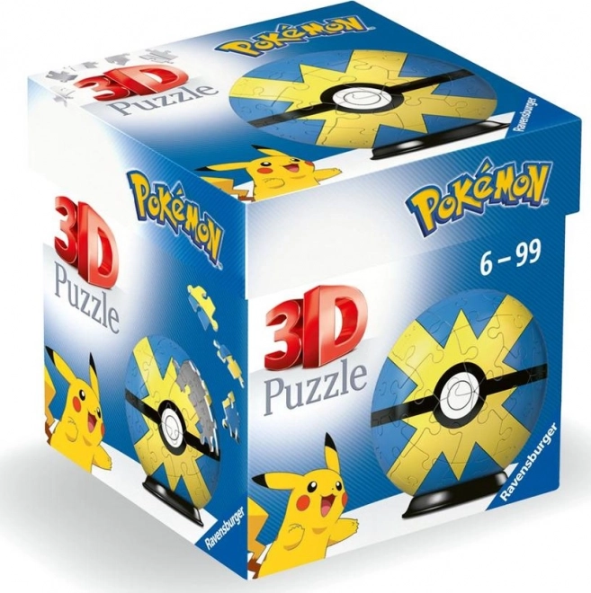RAVENSBURGER 3D Puzzleball Pokémon: Quick Ball 54 dílků