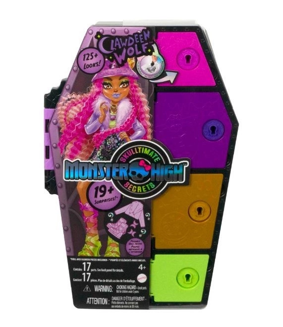 Loutka Monster High Clawdeen Wolf - Strašidelná tajemství