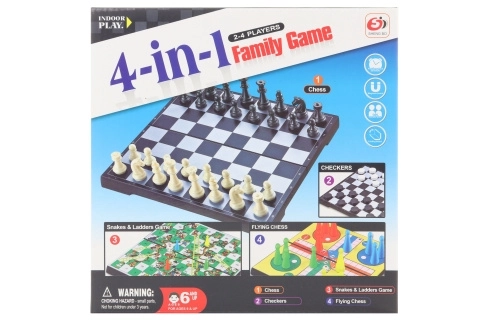 Set společenských her 4 v 1