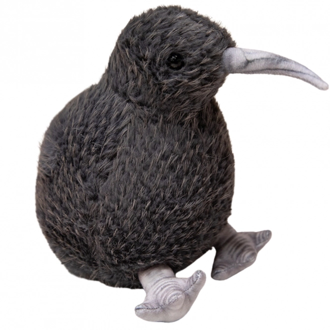 Plyšový pták Kiwi - černý 17 cm