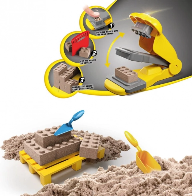 Zábavní set s kinetickým pískem ART CRAFT - Tvořte, stavte, rozebírejte