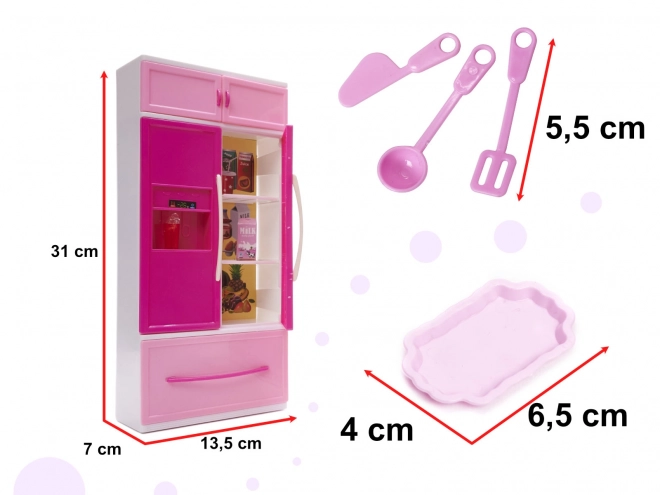 Kuchyňka pro panenky 4-moduly s LED efekty