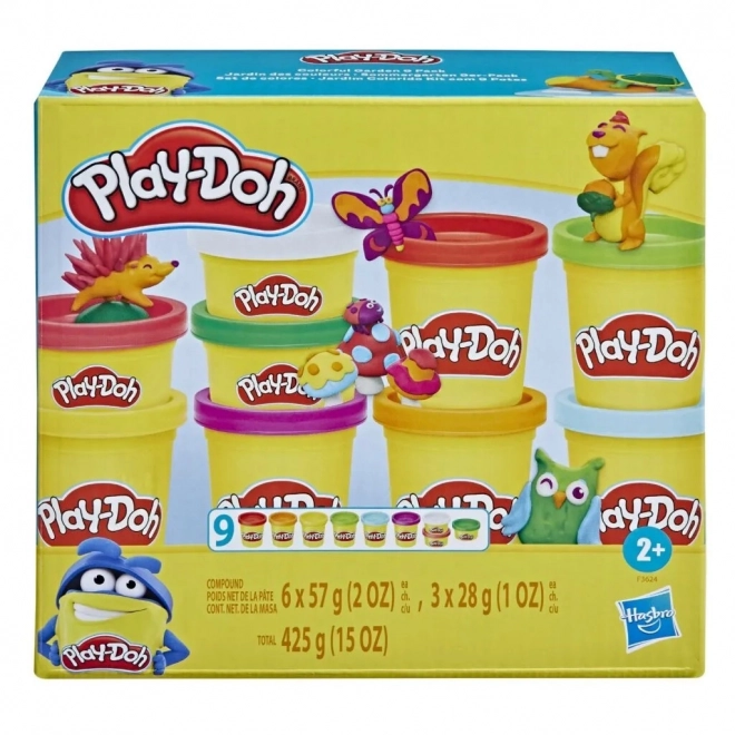 Play-Doh Barevná zahrada 9 balení F3624