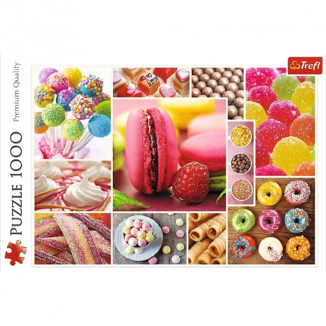 Puzzle 1000 prvků Candy - koláž