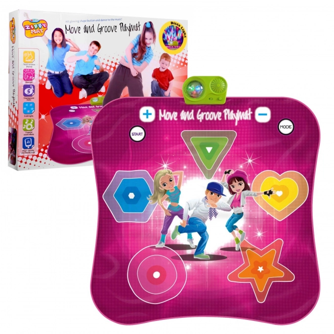 Taneční podložka Move and Groove pro děti 3+ - Hudební hra s osvětlením