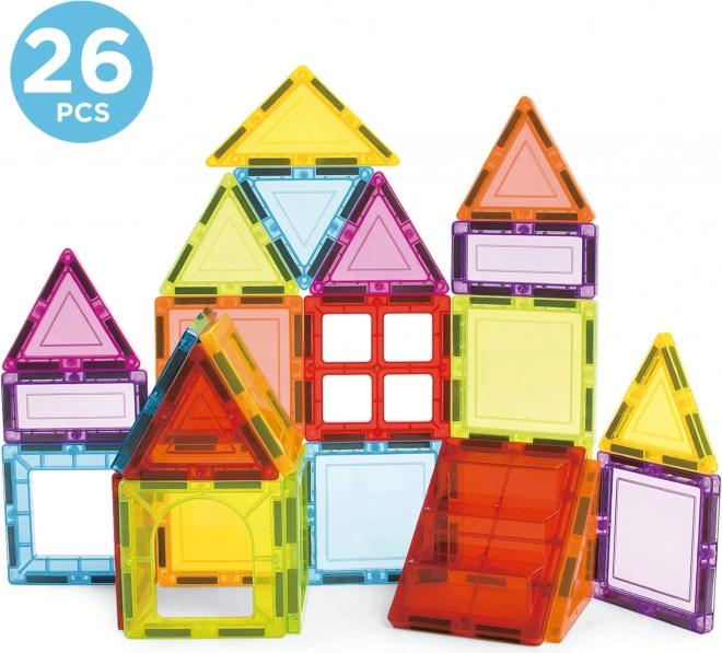 EDUCA Magnetická stavebnice Magnetics 26 díků