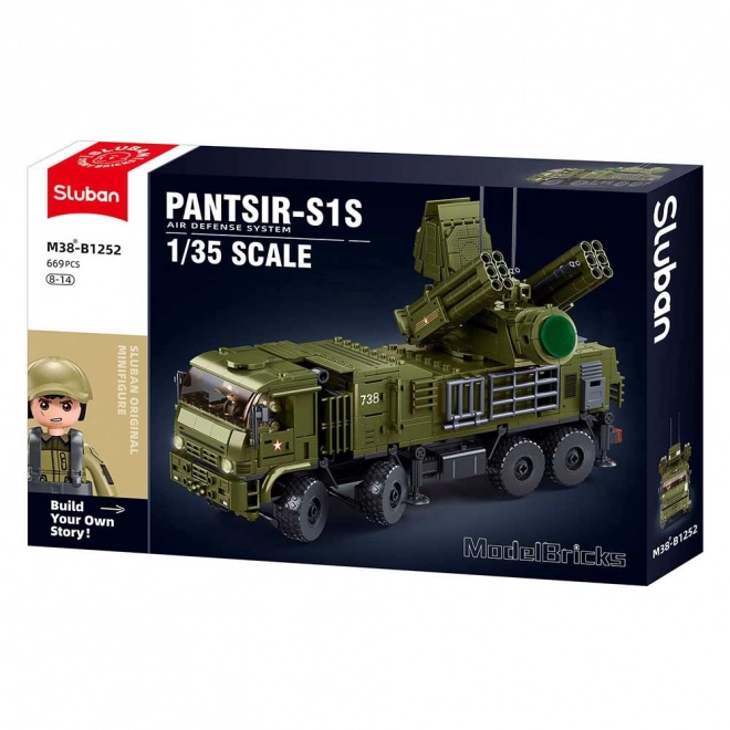 Stavebnice Pantsir S1S v měřítku 1:35