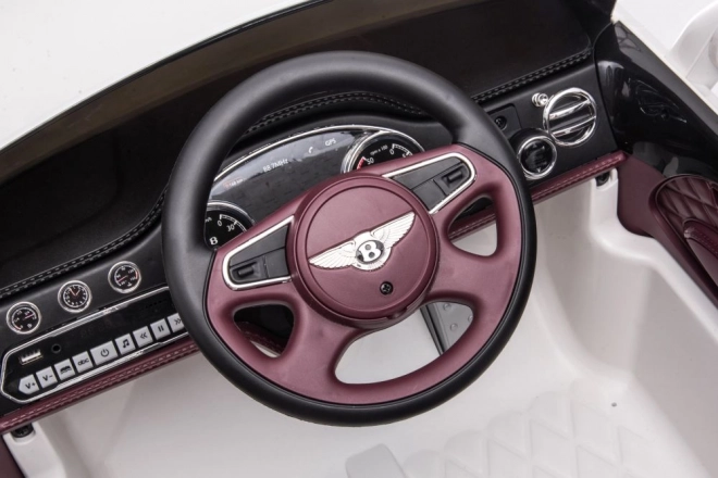 Elektrické dětské autíčko Bentley Mulsanne – Bílá