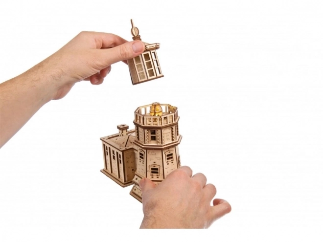 Maják Split Rock 3D dřevěné mechanické puzzle