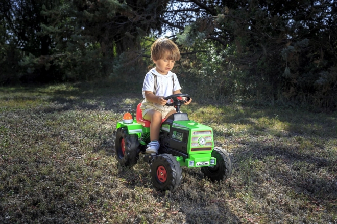 Dětský elektrický traktor s přívěsem 6V