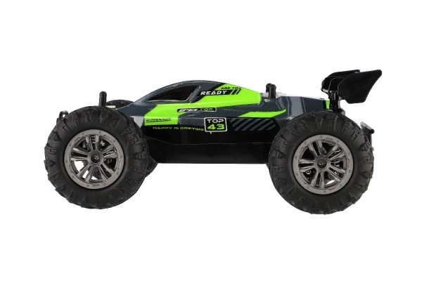 Auto RC Buggy rychlostní 2,4GHz plast 25cm na baterie v krabici 31x14x18cm – Zelené