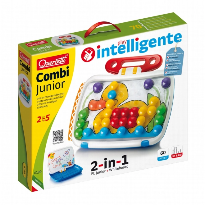 2v1: mozaika a bílá tabule v jednom kufříku