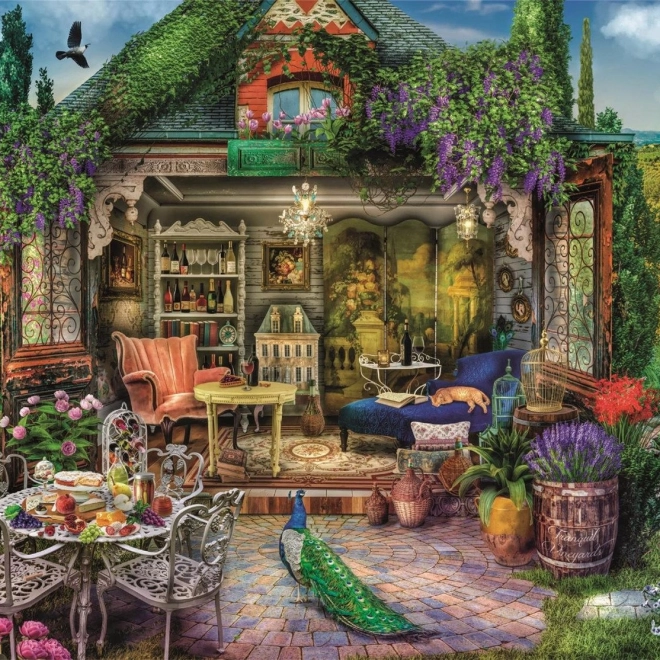 Puzzle Útočiště mezi vinohrady 1000 dílků