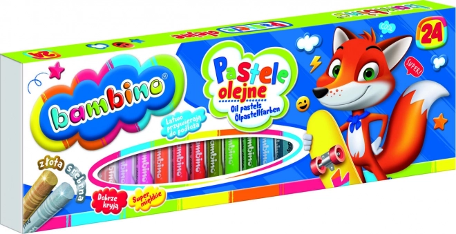 Pastele olejové Bambino 24 barev