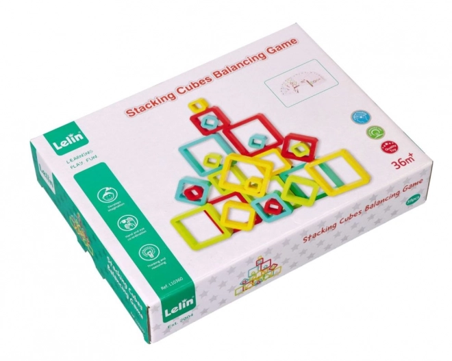 Lelin dětská balancující geometrická skládanka