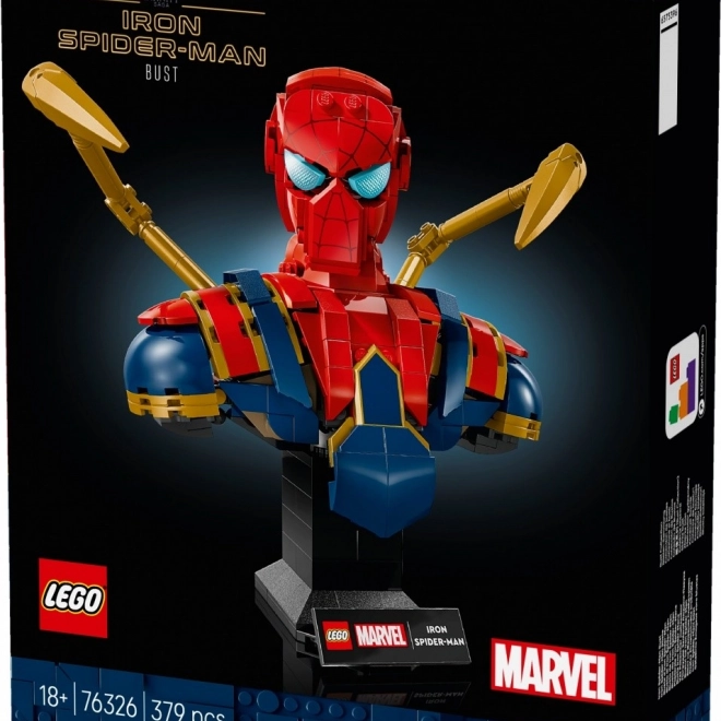 Kolekcionářská Poprsí Iron Spider-Mana LEGO Super Heroes