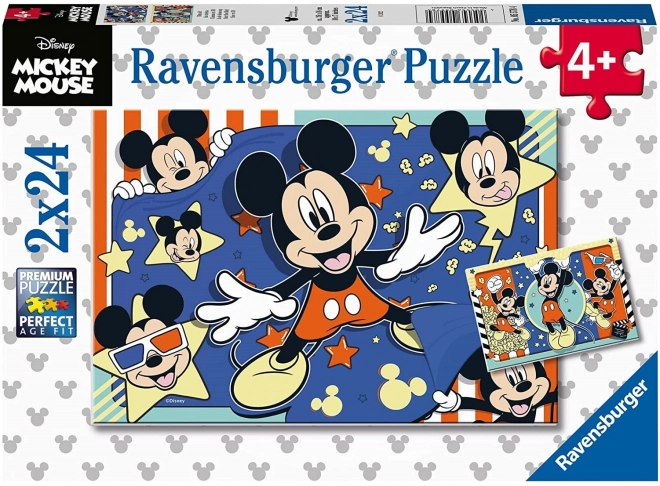 Ravensburger puzzle Mickey Mouse 2x24 dílků