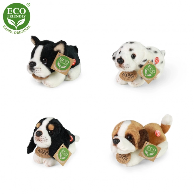 Plyšový pes ležící 15 cm eco-friendly
