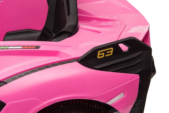 Lamborghini SIAN dětské auto na baterii s ovladačem – Růžové
