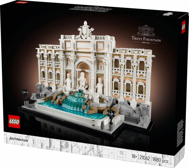 Fontána di trevi lego architektura