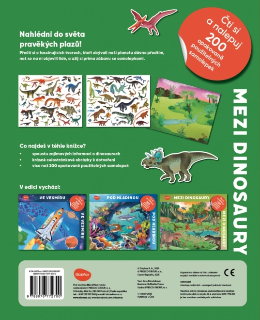 Čti a nalepuj – Mezi dinosaury