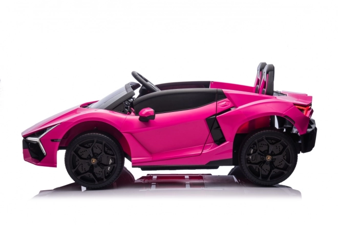 Růžový děti elektrické auto Lamborghini Revuelto XL