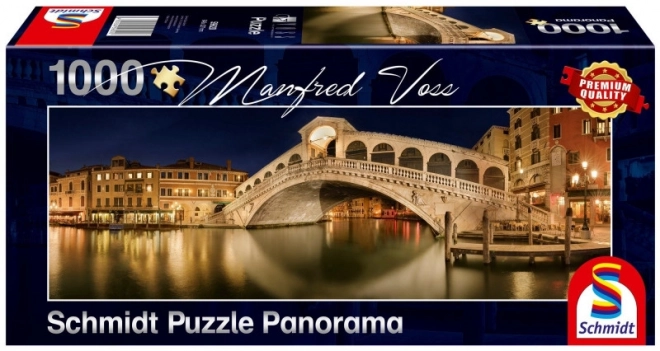 Puzzle 1000 prvků M. Voss Most Rialto / Benátky