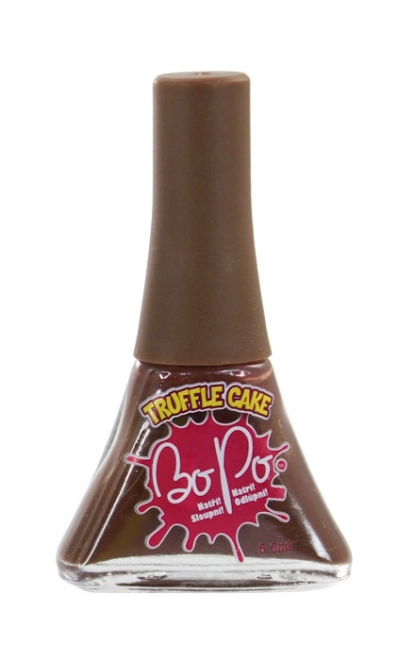 Bo-Po lak na nehty hnědý s vůní truffle cake