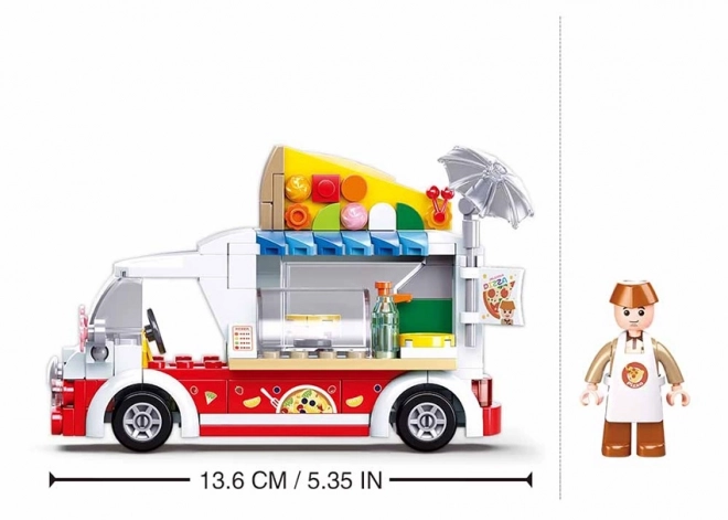 Sluban Girls Dream M38-B0993D Pizza vůz