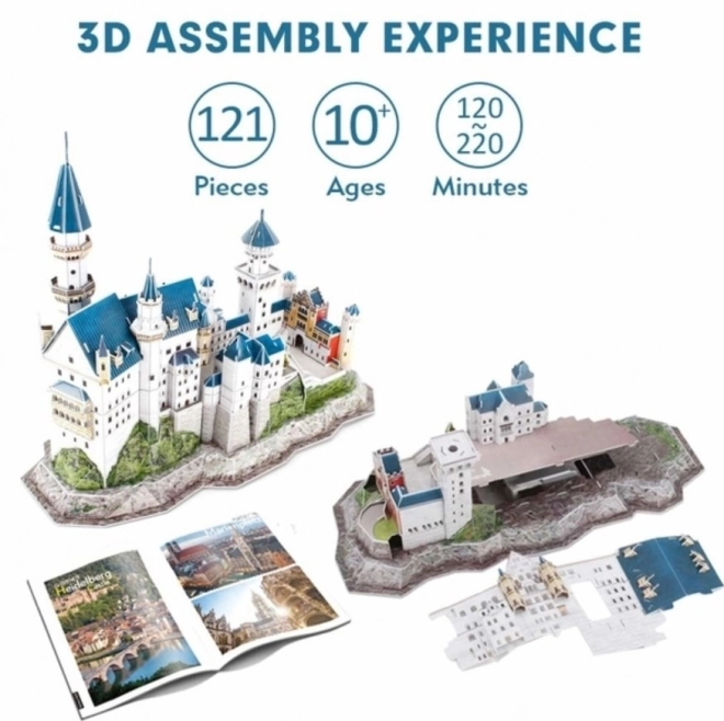 3D puzzle National Geographic: Zámek Neuschwanstein
