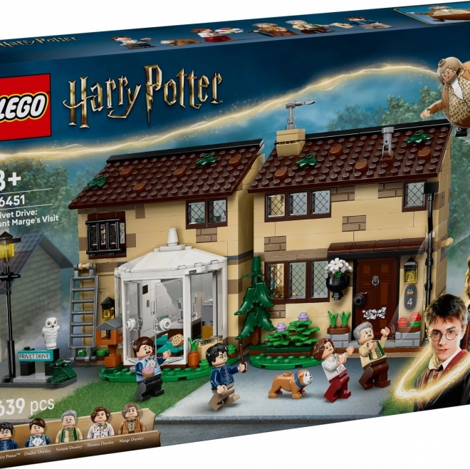 Kostky LEGO Harry Potter Privet Drive: Návštěva tetičky Marge