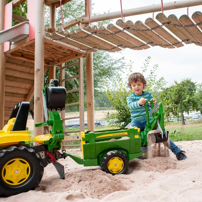 Prikolice Rolly Toys John Deere s otevíracími stranami