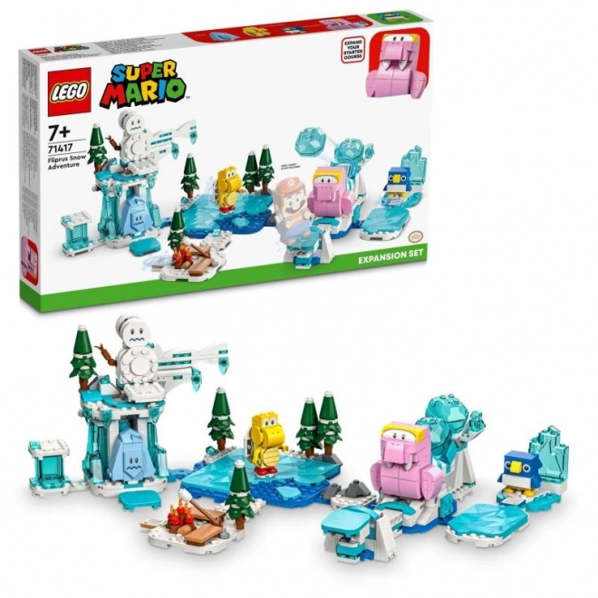 Lego super mario sněhové dobrodružství s fliprusem rozšiřující set