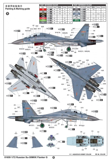 Ruský stíhací letoun Su-30MKK Flanker G