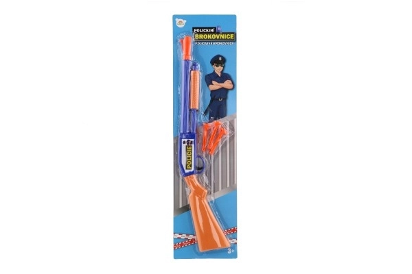 Plastová pistole na přísavky 48 cm se třemi náboji