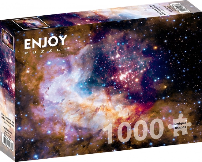 Puzzle hvězdokupa v Mléčné dráze