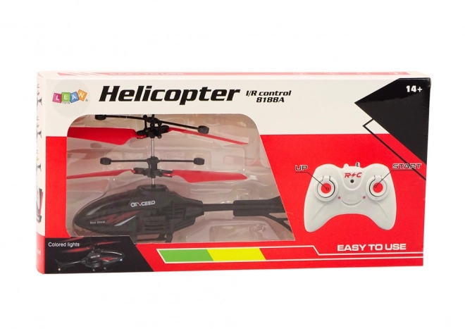 Dálkově ovládaná helikoptéra RC Gyroskop – červená