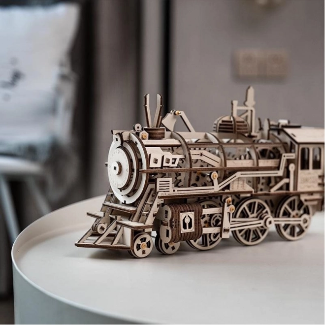 Rokr 3D dřevěné puzzle lokomotiva 350 dílků