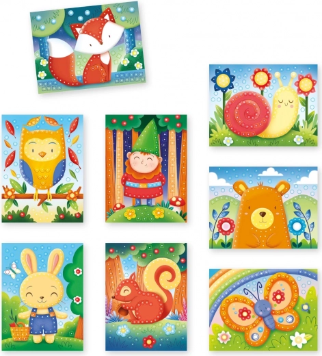 Bohatá sada s lesními motivy