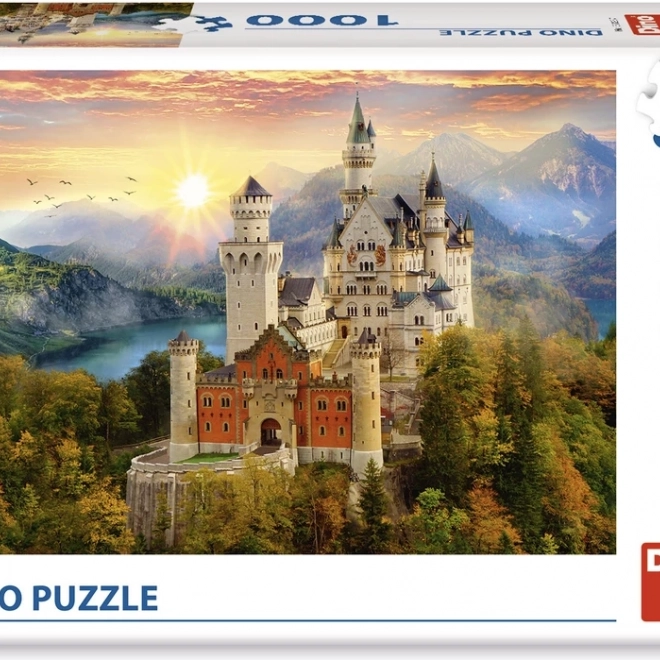 Puzzle Malovaný Neuschwanstein 1000 dílků