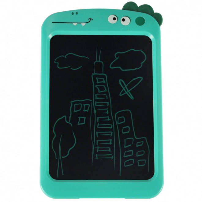 Turquoise kreslící tablet pro děti s dinosaury, 8,5 palců