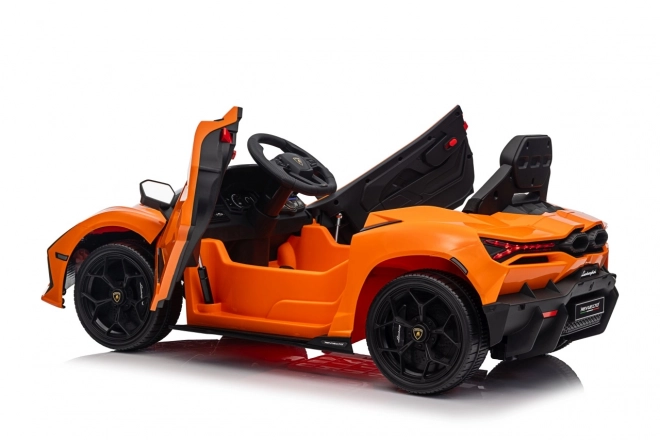 Dětské elektrické auto Lamborghini Revuelto oranžové