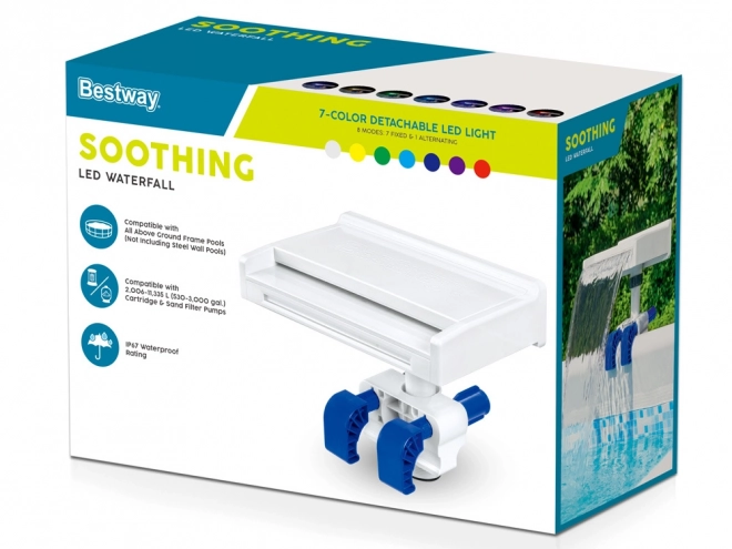 Wodopád Bestway Flowclear s LED osvětlením