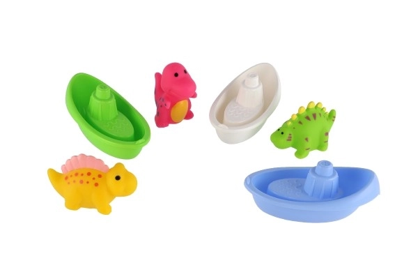 Stříkací lodičky a dinosauři do vody