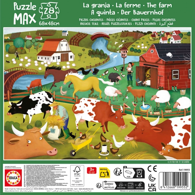 Educa Puzzle Farma 28 dílků