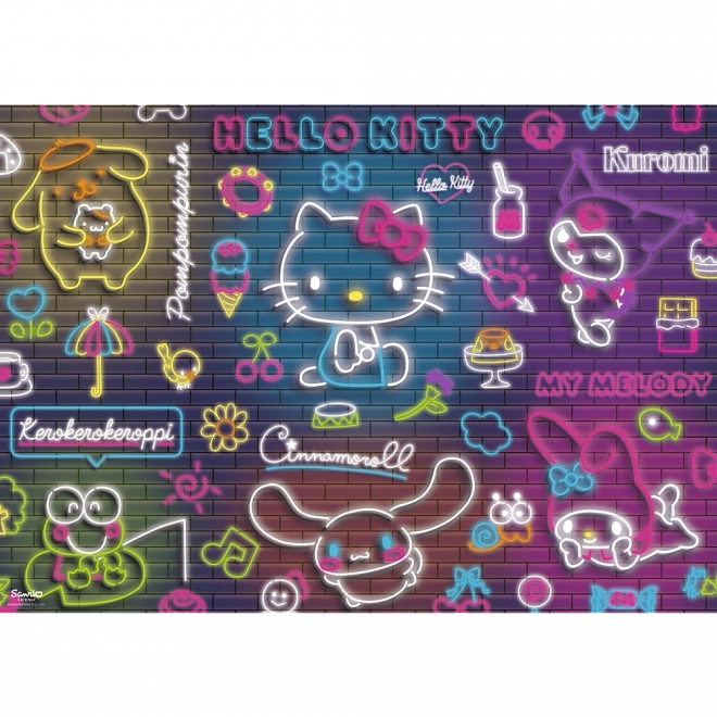 Puzzle Neon Hello Kitty 500 dílků